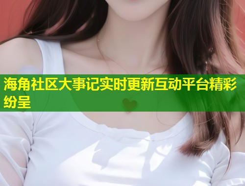 海角社区大事记实时更新互动平台精彩纷呈  第1张
