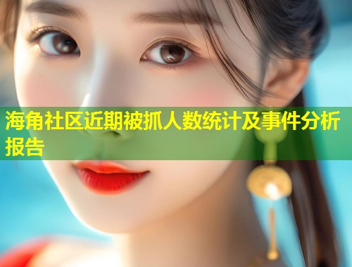 海角社区近期被抓人数统计及事件分析报告  第2张