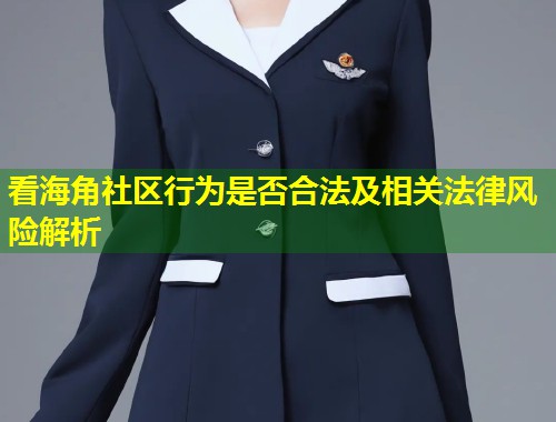 看海角社区行为是否合法及相关法律风险解析